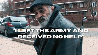 Ex Army Man with cancer left homeless during Christmas  London Street interview [upl. by Acsehcnarf]