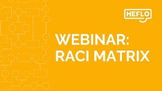 Webinar RACI Matrix [upl. by Namref334]