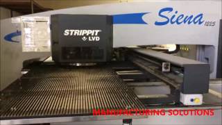 22 Ton Strippit Siena 1225 CNC Turret Punch 2780 [upl. by Einnaoj]