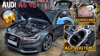 Audi A6 4G 30  AGR Verstopft  Ölkühler undicht  Das reinste Chaos car tutorial viralvideo [upl. by Lauryn]