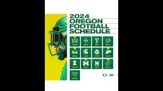 Reaction to the 2024 Oregon Football ScheduleYear 1 in the B1G No game with Oregon State [upl. by Bowen959]