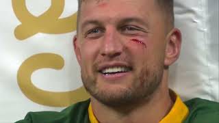 Full time scenes from the Stade de France as South Africa celebrate RWC victory [upl. by Furmark811]