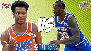 Oklahoma City Thunder vs New York Knicks 122723 NBA Free Picks amp Predictions  NBA Betting Tips [upl. by Gnoc]