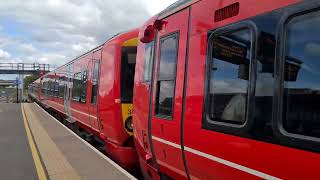 Gatwick Express arrive at the Gatwick Airport station [upl. by Ennasor391]