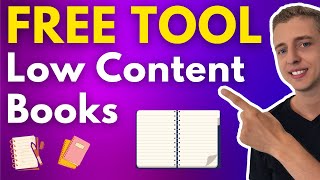 FREE  KDP Low Content Book Maker  Fast amp Easy [upl. by Larentia232]