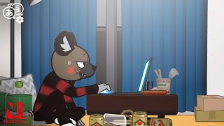 Haidas Online Game Addiction  Aggretsuko  Clip  Netflix Anime [upl. by Kelson]