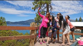 Part 2 Short trip at Sand Harbor Beach Lake Tahoe ទេសភាពស្អាតណាស់បងប្អូន [upl. by Kenlee]