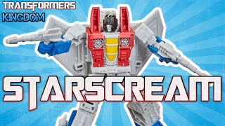 TRANSFORMERS KINGDOM CORE CLASS STARSCREAM VIDEO REVIEW [upl. by Ddot148]