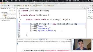 HashSet In Java Tutorial 52 [upl. by Aikahc]