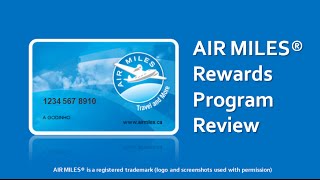 AIR MILES Rewards Program Review [upl. by Kroy]