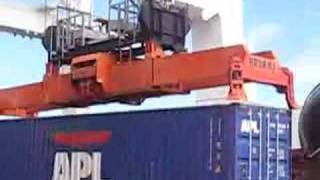 Ship Container Loading amp Unloading [upl. by Sewell]