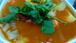 Resepi tomyam campur ala Thai  Rizal tomyam [upl. by Annayar]