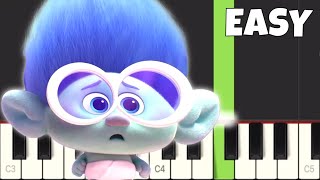 NSYNC  Better Place  EASY Piano Tutorial  Trolls Band Together Soundtrack [upl. by Ylahtan]