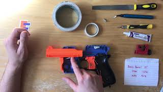 Nerf Rival Knockout Brass Breech Mod How To [upl. by Rayshell130]