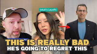 Intuit LAYOFFS 1800 employees and the CEO said THIS [upl. by Inajar]