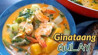 Simpleng Ulam pero Sobrang Sarap  Ginataang Gulay with Shrimp [upl. by Tod204]