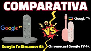 Cuál es mejor Google TV Streamer 4K vs Chromecast Google TV 4K Análisis Comparativa 2024 Diferencias [upl. by Iaht]