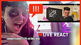 REACTING AT WORK to CANCELLED by Larray Official Music Video 💀 ft James Charles [upl. by Melita]