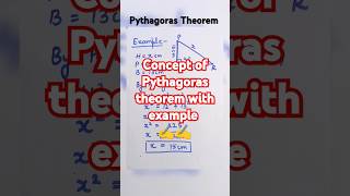 concept of Pythagoras theoremVery importantmathsstudywith exampletheoremPythagoras 🔥 [upl. by Zeculon]