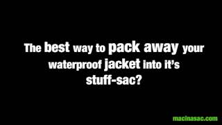 How to fold away our Packable Jacket [upl. by Llain]