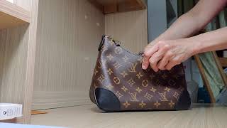 20211020 New Louis Vuitton Boulogne ’My bag 等了好久，第一眼見到，好可愛小巧又不顯大，多款背法。 [upl. by Jephthah622]