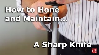 HD A Guide to Honing a Knife Using a Steel [upl. by Hite]