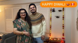 HAPPY DIWALI FROM CANADA 🪔🇨🇦  IT WAS WORTH THE PREPARATION 💪 ROHINIDILAIK [upl. by Marlene]