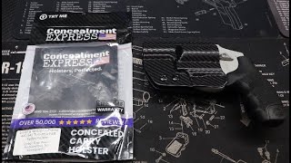 Concealment Express ‘Rounded concealment’ IWB kydex holster Smith and Wesson Airweight [upl. by Annaigroeg]