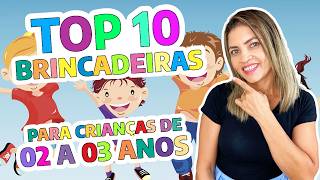 Top Brincadeiras para Crianças de 2 a 3 Anos  Educação Infantil [upl. by Norel]