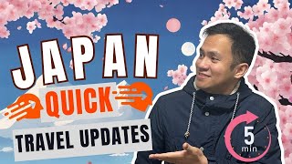 Japan Travel MustKnows  The Latest in 5 Minutes [upl. by Yttik]