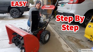 Craftsman MTD Snowblower Wont Start  Tecumseh Engine part 1 [upl. by Sliwa223]