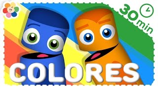 Aprender los Colores  Colores Para Niños  Videos de los Colores  Pandilla de Colores  BabyFirst [upl. by Rolyks]