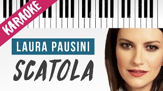 Laura Pausini  Scatola  Piano Karaoke con Testo [upl. by Shugart972]