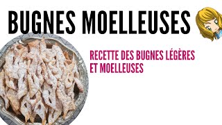 ⭐ BUGNES MOELLEUSES OU BEIGNETS DE CARNAVAL⭐ bugnes lyonnaise hyper légères et moelleuses [upl. by Brag]