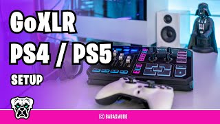 GoXLR  PlayStation 4  5 Setup  Wie man PS4  PS5 mit dem GoXLR Mini verbindet bzw anschließt [upl. by Horvitz972]