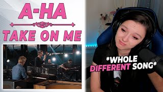 aha  Take On Me Live From MTV Unplugged  First time Reaction [upl. by Mychael804]