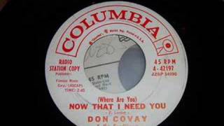 Rare Doo Wop Ballad  Don Covay amp Goodtimers  Where Are You [upl. by Novehs]