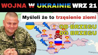 21 WRZ KRYM PŁONIE Ukraińcy Przeprowadzili NAJWIĘKSZY ATAK NA KRYM  Wojna w Ukrainie Wyjaśniona [upl. by Malvino856]