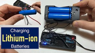 Diy Liion Lithiumion Battery Charging DIY 18650 Charger with TP4056 [upl. by Hacceber152]