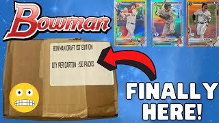 THE LONG AWAITED 50 PACK BOX OF 2021 BOWMAN DRAFT 1ST EDITION👎 [upl. by Kort179]