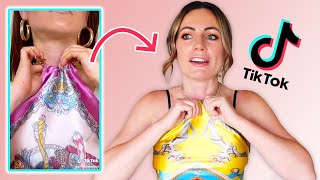 I Tested 10 TikTok Fashion Hacks [upl. by Enibas]