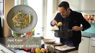 Jigal Krant maakt vegan aspergerisotto [upl. by Blanche483]