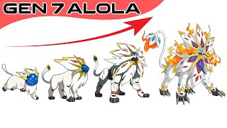 How To Evolve All Gen 7 Alola Pokémon amp Mega Evolutions  Max S Animation [upl. by Fahy]