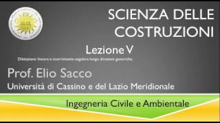 Scienza delle Costruzioni lezione 5 [upl. by Vassili]