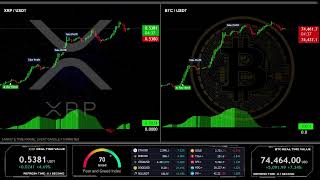 🔴 XRP LIVE NEW GENERATION INDICATOR STREAM WITH SIGNALS 5 MINUTE EDUCATION CHART [upl. by Conlen]