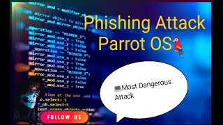 Phishing Attack hindi  The Most Dangerous Attack  parrot os linux [upl. by Aes]