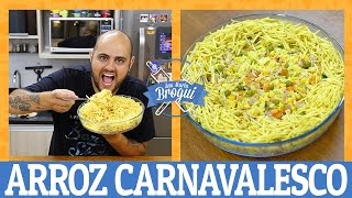 COMO FAZER ARROZ CARNAVALESCO  AnaMariaBrogui [upl. by Annayak587]