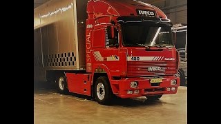 IVECO Turbostar V8 engine sound and drive [upl. by Queri]