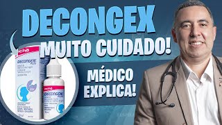 Muito CUIDADO ao usar DECONGEX reduz a secreção do nariz e a congestão do aparelho respiratório [upl. by Pelaga]