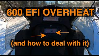 SkiDoo 600 EFI Overheat and how to deal with it [upl. by Otrebire546]